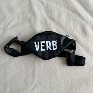 Black Mini Bag-“Verb”-Unisex